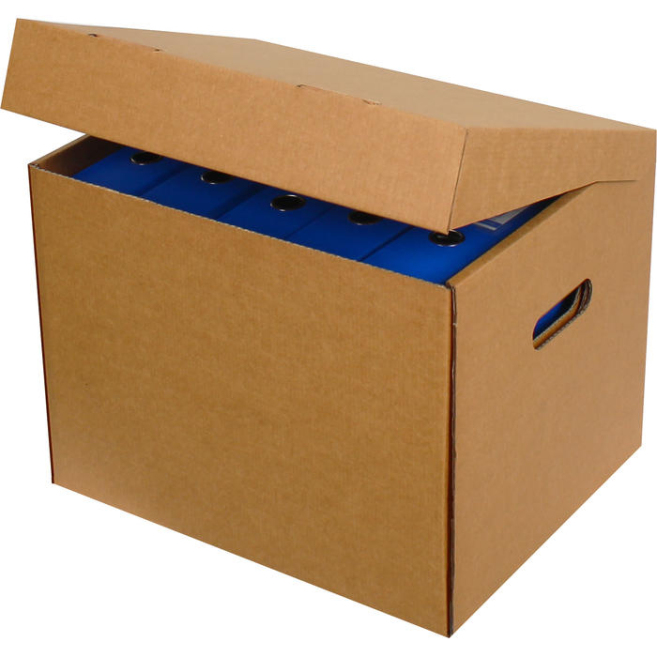 41x33x31cm Double Corrugated Archive Box - Kraft - 3