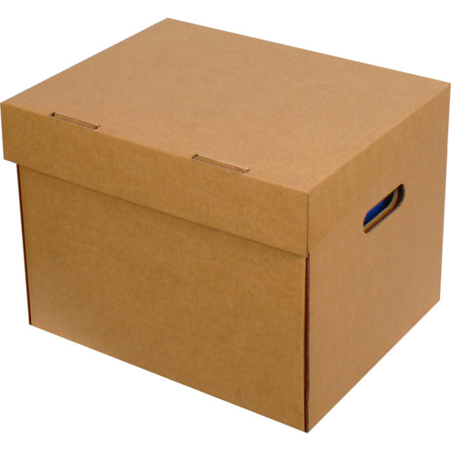 41x33x31cm Double Corrugated Archive Box - Kraft - 4