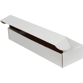 42x12x6,5cm Locked Corrugated Box - White - 2