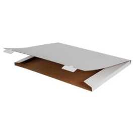 53x38x2cm Box - 1 Desi Box - Single Corrugated Table Box - White - 1