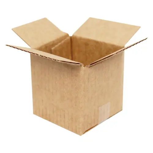 5x5x5cm Single Corrugated Box - Kraft - 2