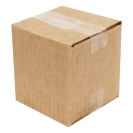 5x5x5cm Single Corrugated Box - Kraft - 3