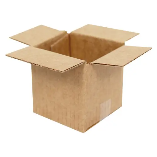 5x5x5cm Single Corrugated Box - Kraft - 1