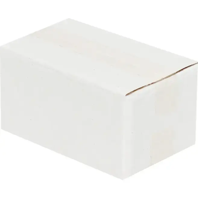 6,5x3,5x3cm Single Corrugated White Box - 3