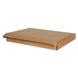 77x54x8cm Double Slotted Locked Box - Kraft - 2