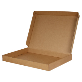 77x54x8cm Double Slotted Locked Box - Kraft - 1