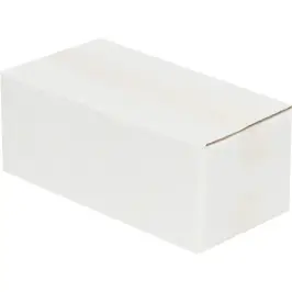 8,5x3,5x3cm Single Corrugated White Box - 3