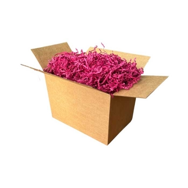 Zigzag Clipped Paper Filling Material - Claret Red - 250Gr. - 2