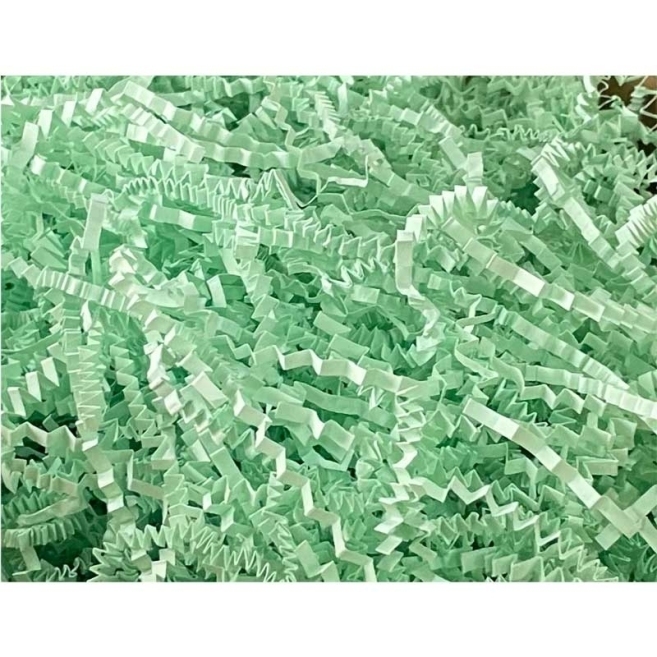 Zigzag Shredded Paper Filling Material - Water Green - 250Gr. - 2