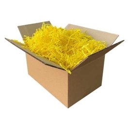 Zigzag Shredded Paper Filling Material - Yellow - 1Kg. 